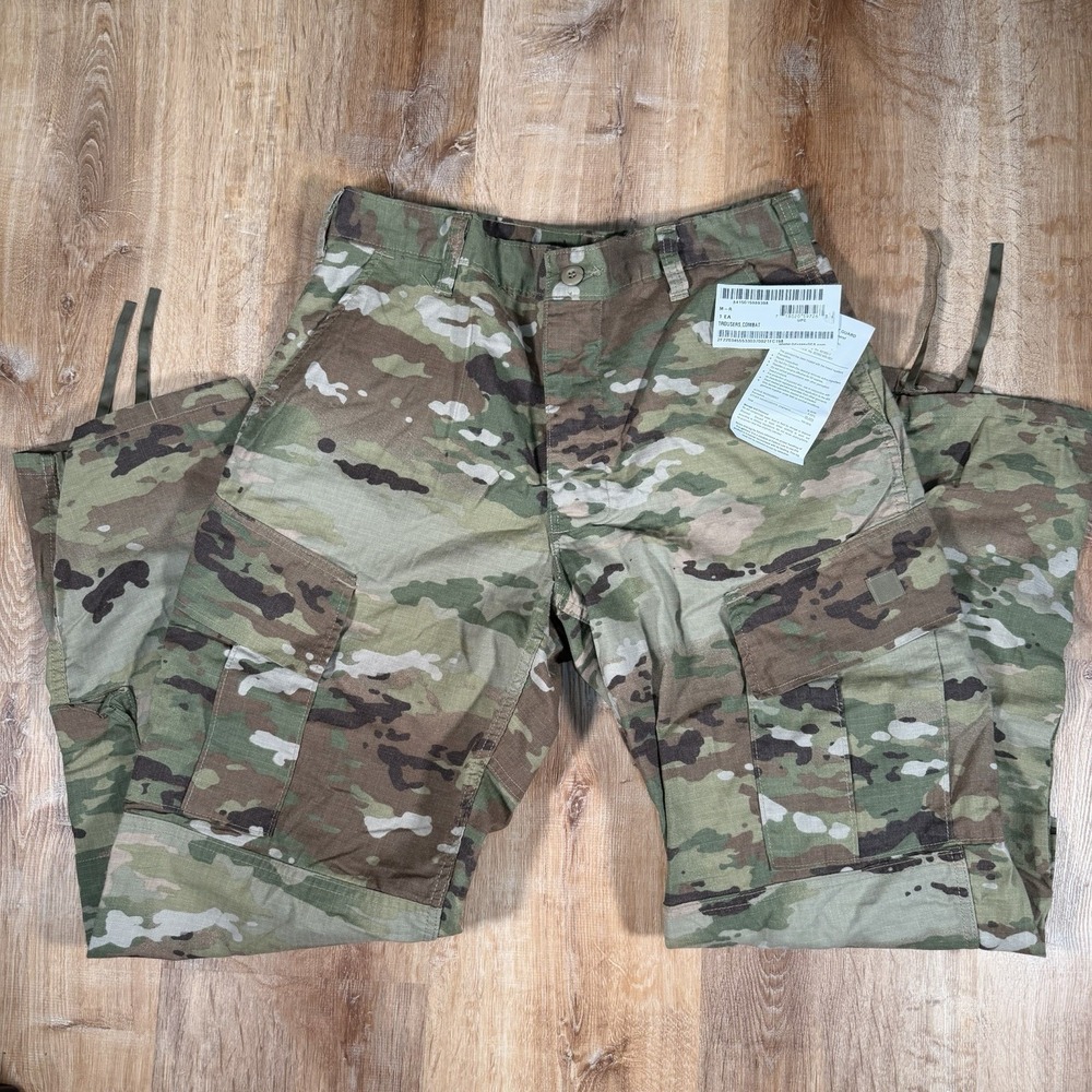 NEW US Army ACU Trousers Multicam Flame Resistant Insect Shield Medium Regular